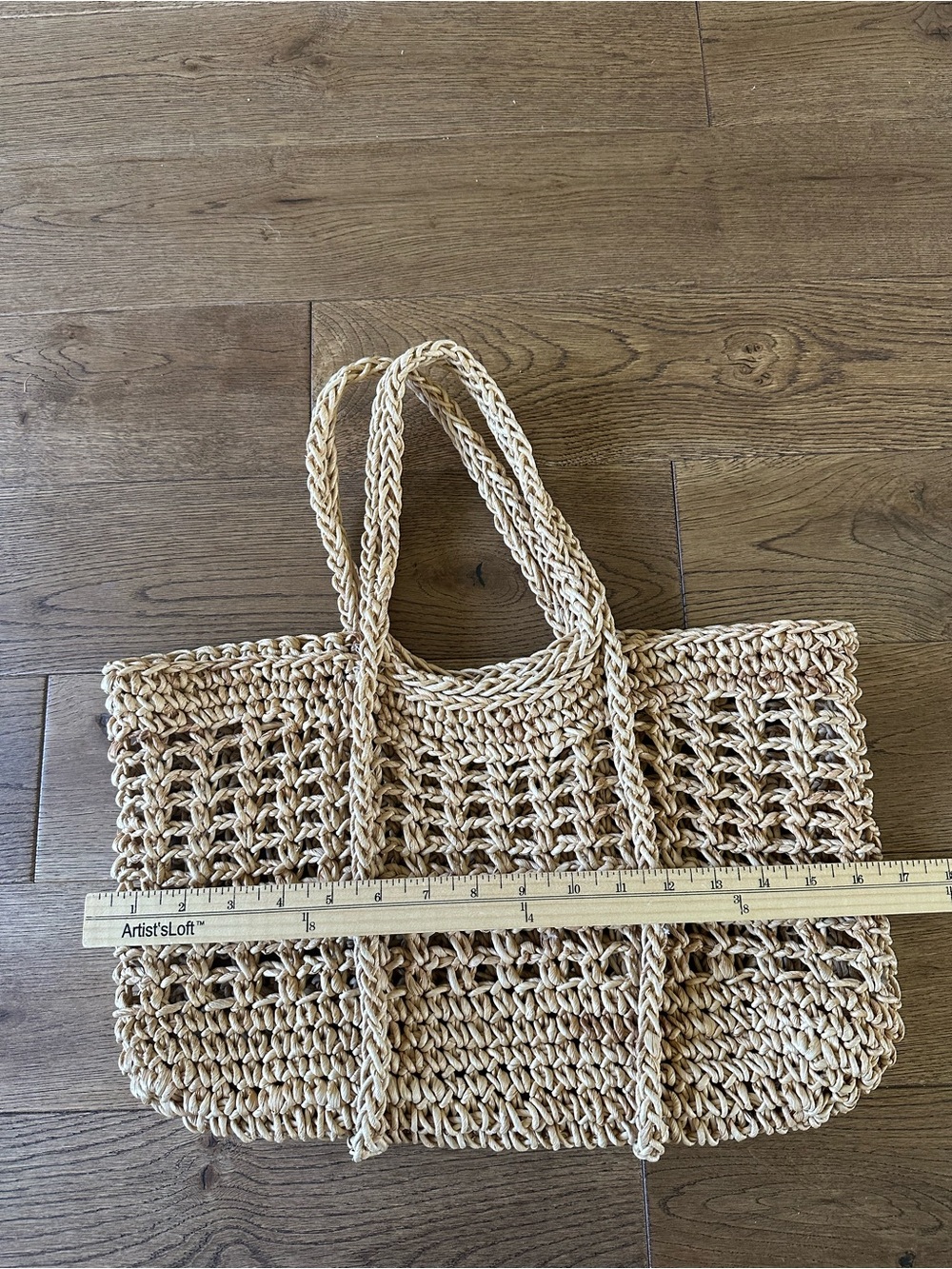 Vintage Natural Woven Summer Bag - Picture 3 of 6